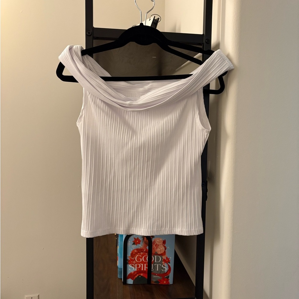 White Off-Shoulder Top
